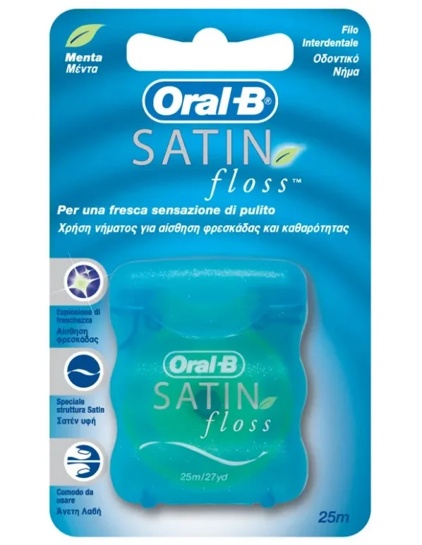 Oral-B Satin Floss Filo Interdentale 25 Metri