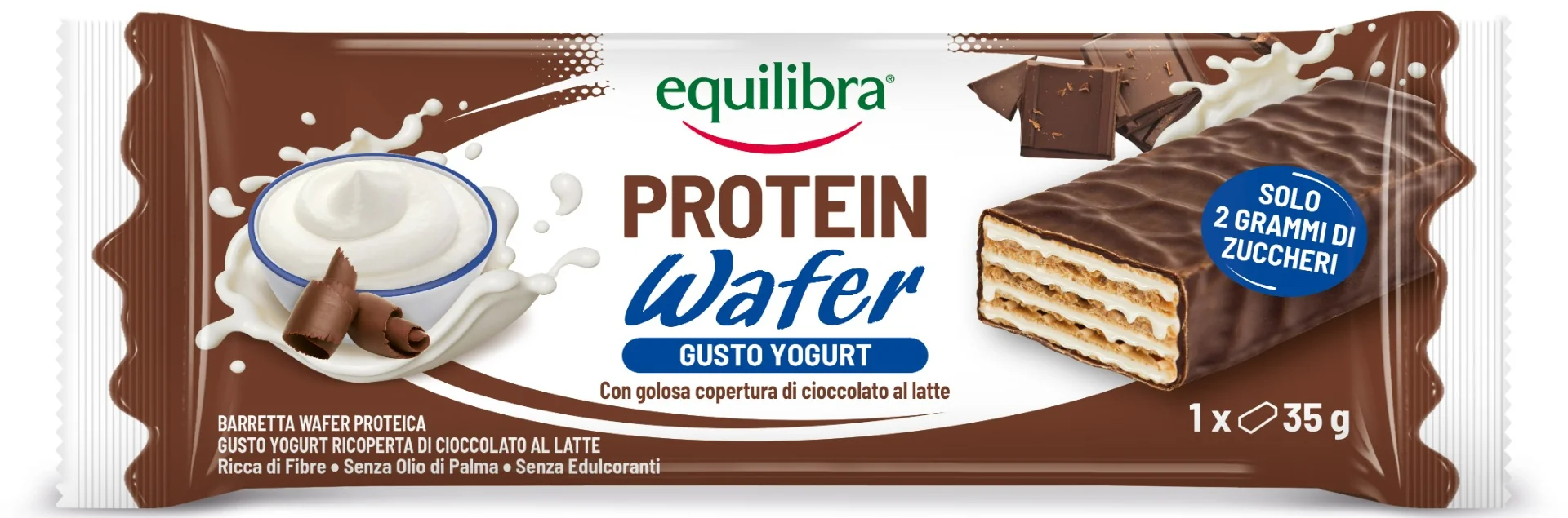 Protein Wafer Yogurt Barr 35 g Barretta Proteica