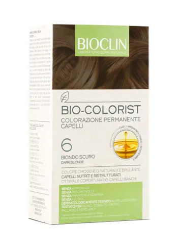Bioclin Bio-Colorist 6 Biondo Scuro Tintura Naturale Capelli
