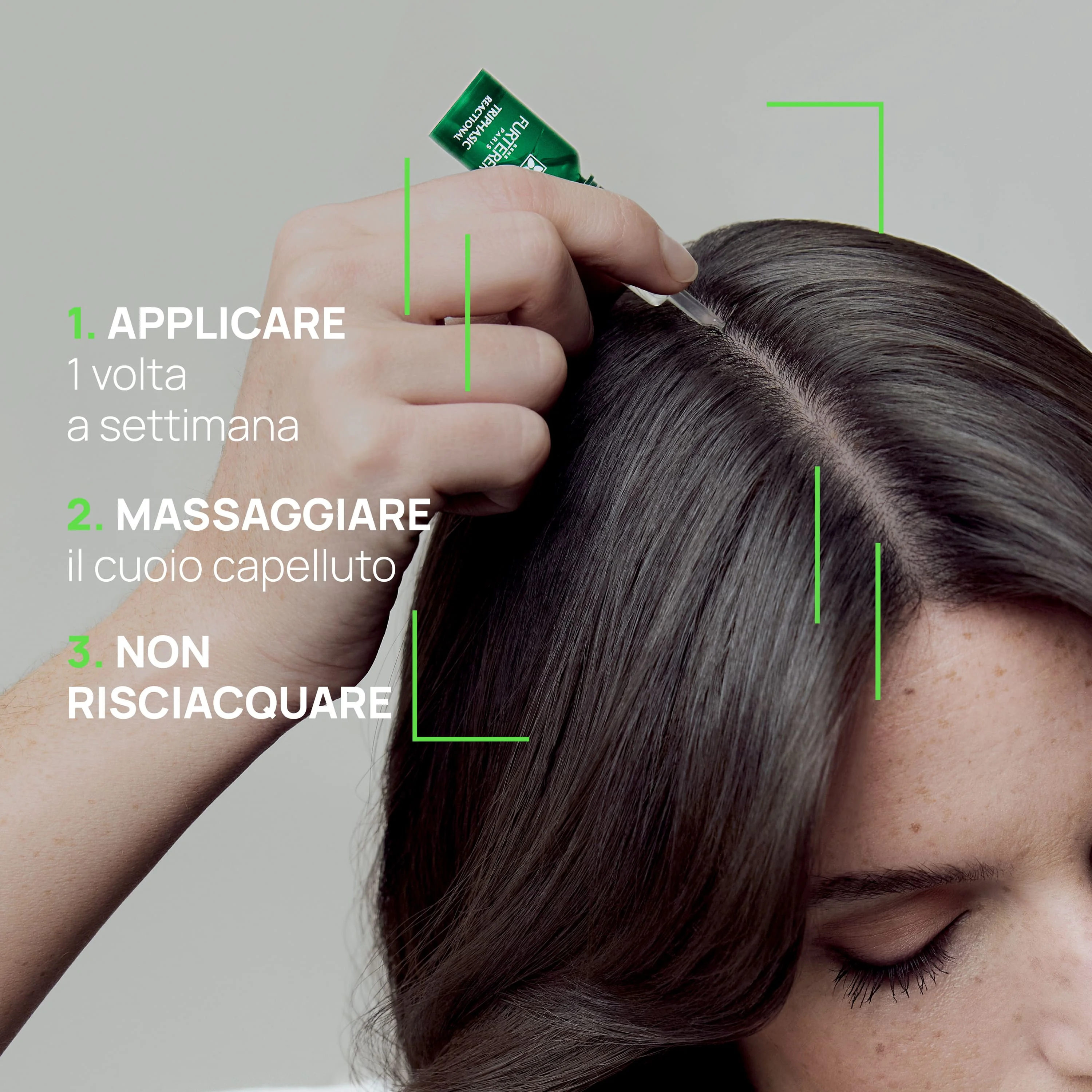 René Furterer Triphasic Reactional Trattamento 2-in-1 Anticaduta & Crescita 12 unità Caduta Reazionale