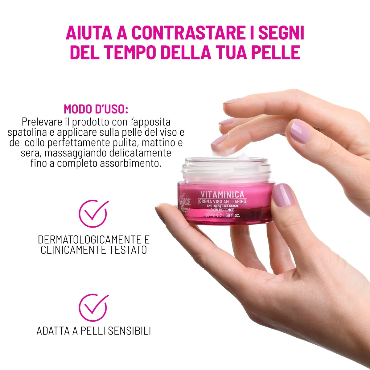 Equilibra Viso Vitaminica Crema Antiaging 50 Ml Antietà