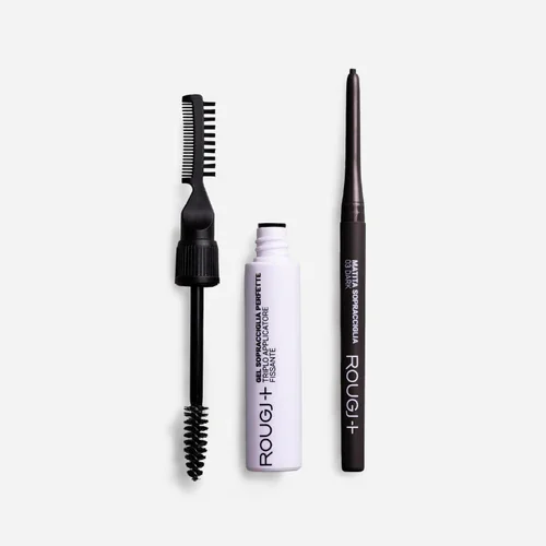 Rougj Kit Sopracciglia Perfette 03 Matita + Gel fissante sopracciglia, colore 03 dark