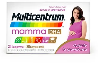 Multicentrum Mamma DHA 30 + 30 - Integratore Gravidanza 