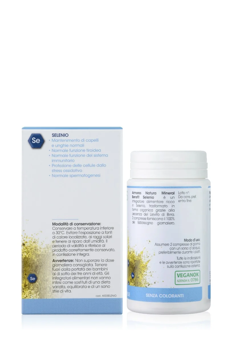 Armores Natura Mineral Benefit Selenio Integratore Alimentare 90 Compresse