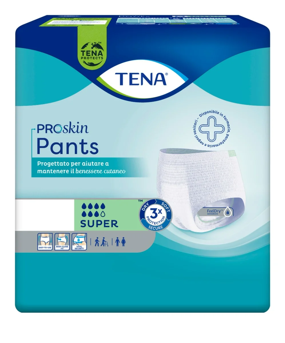 Tena Pants Super Pannoloni 10 Pezzi Mutandine Assorbenti Taglia L