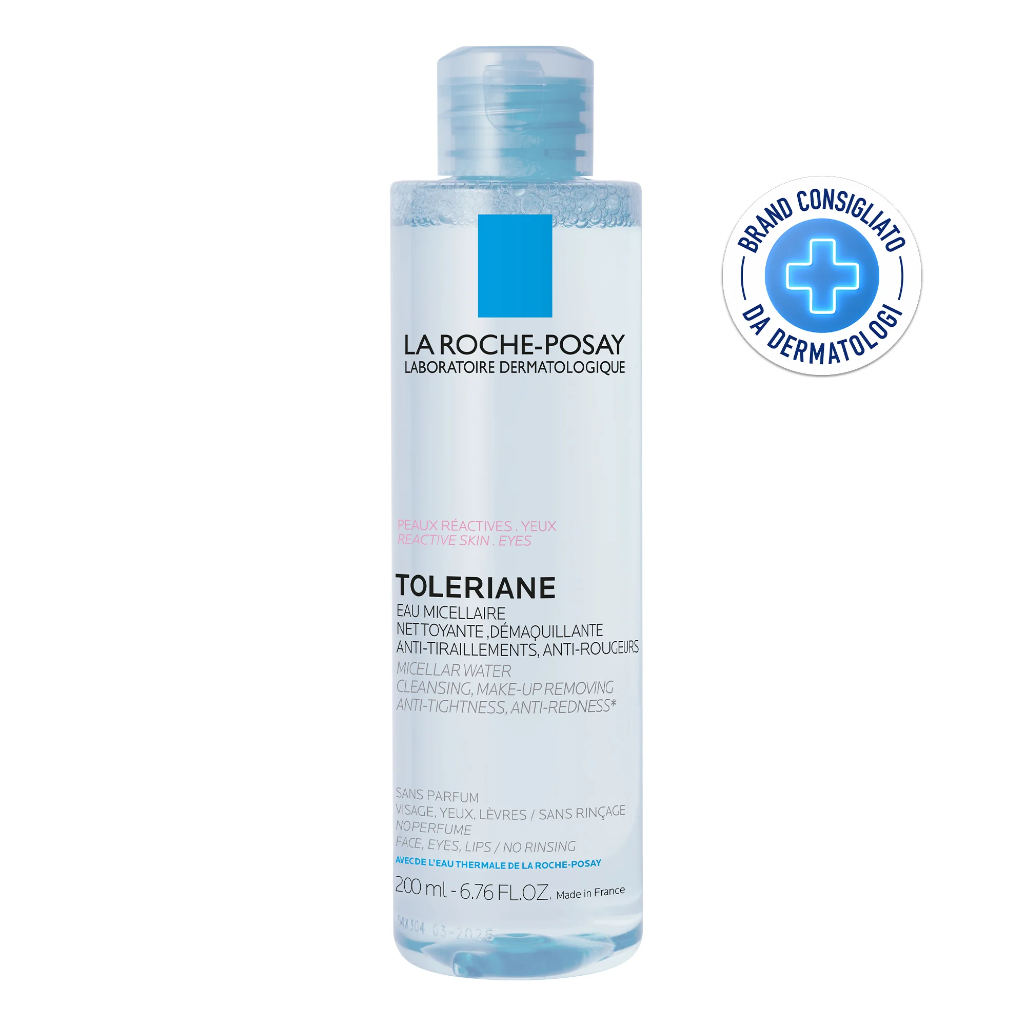 La Roche Posay Toleriane Acqua Micellare pelle Reattiva 200 Ml Struccante e detergente