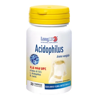 Longlife Acidophilus 30 Compresse Mas Benessere Intestinale