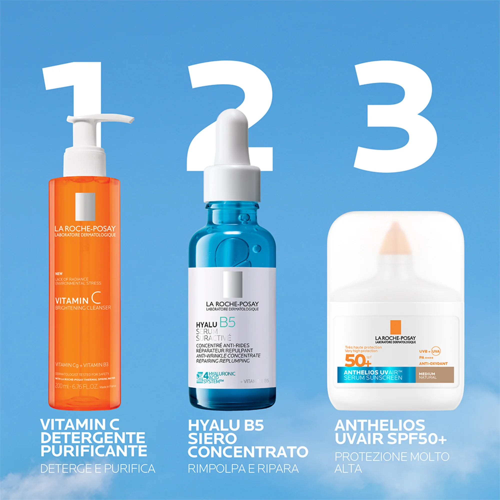 La Roche Posay Anthelios Uvair Spf50+ Tt Medium 50 Ml Solare colorato uniformante