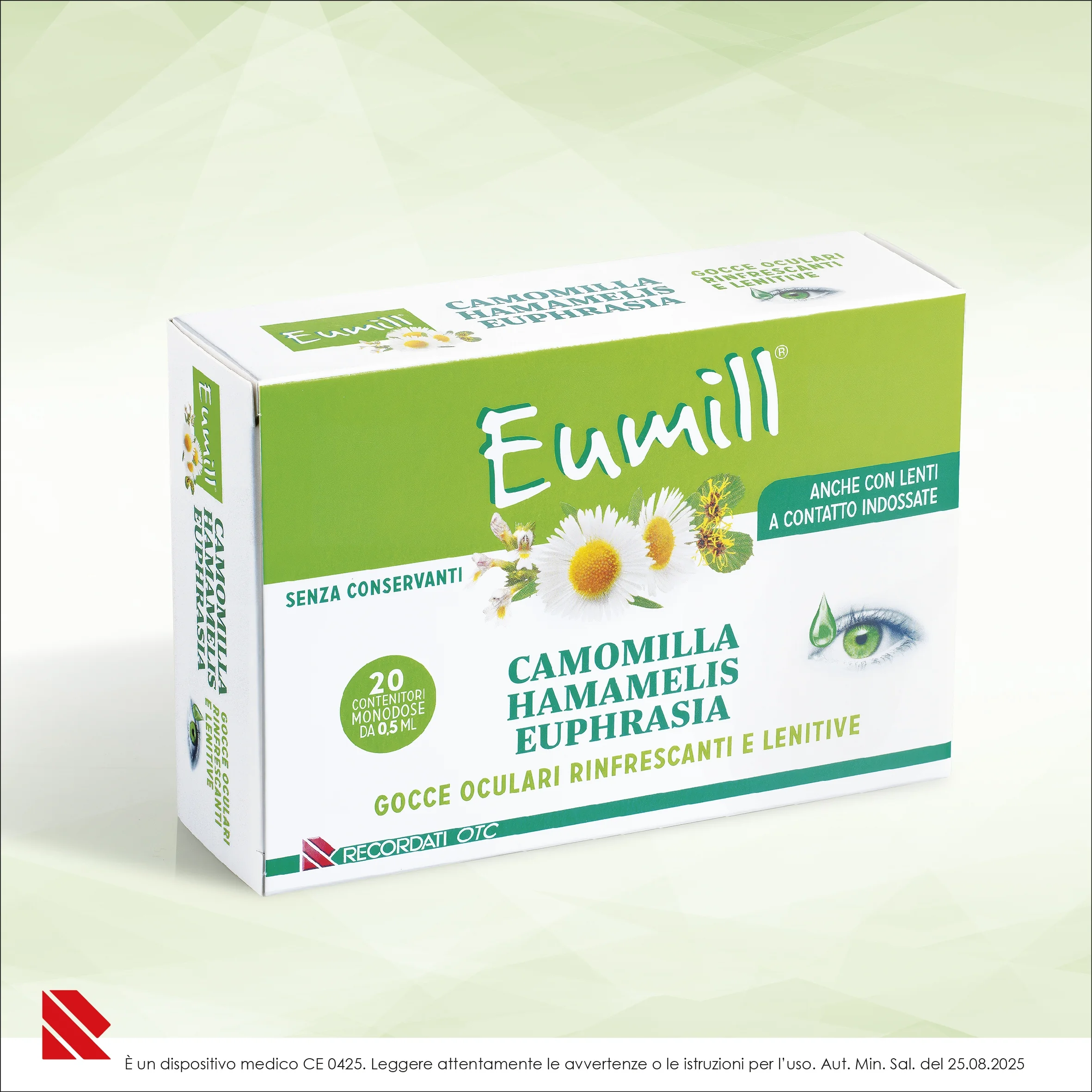 Eumill Collirio Monodose 20 Flaconcini Gocce Oculari Lenitive
