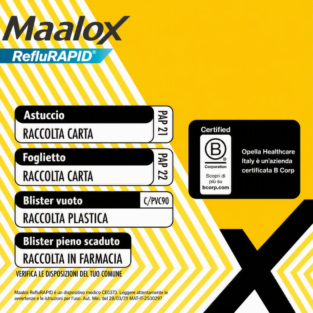Maalox Reflurapid 20 Bustine Reflusso e Acidità