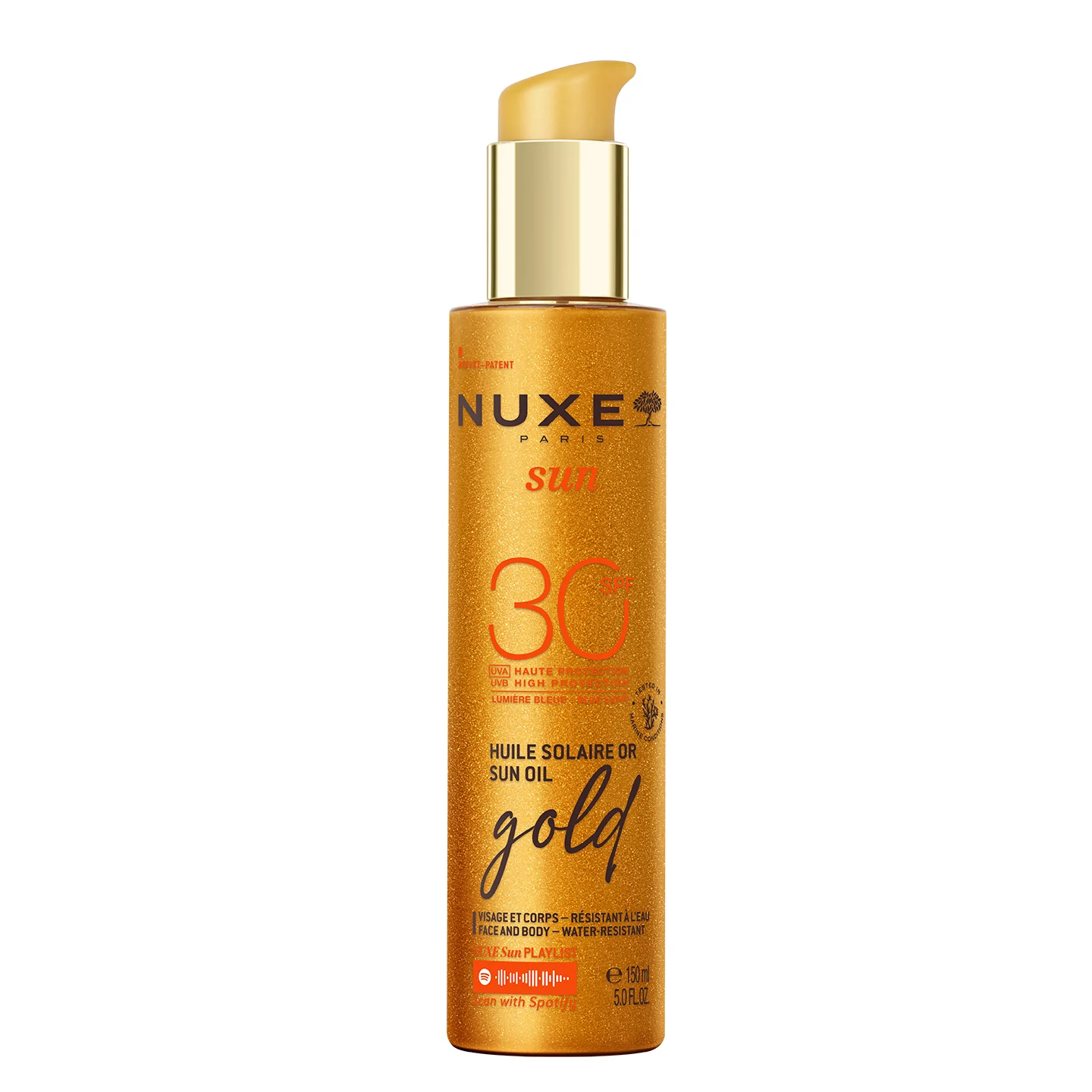 Nuxe Sun Olio Solare Dorato Spf30 150 Ml Viso e Corpo