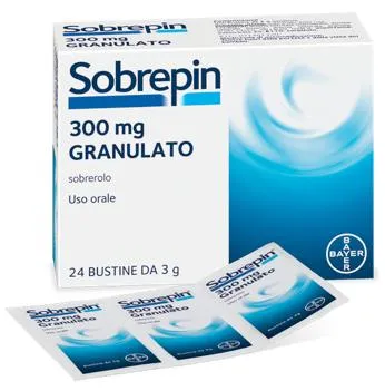 Sobrepin Granulato 300 mg Sobrerolo Tosse 24 Bustine