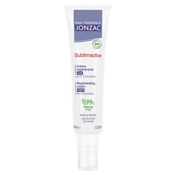 Jonzac Crema Notte Anti Age Sublimactive 40 Ml Levigante su Rughe e Linee Sottili