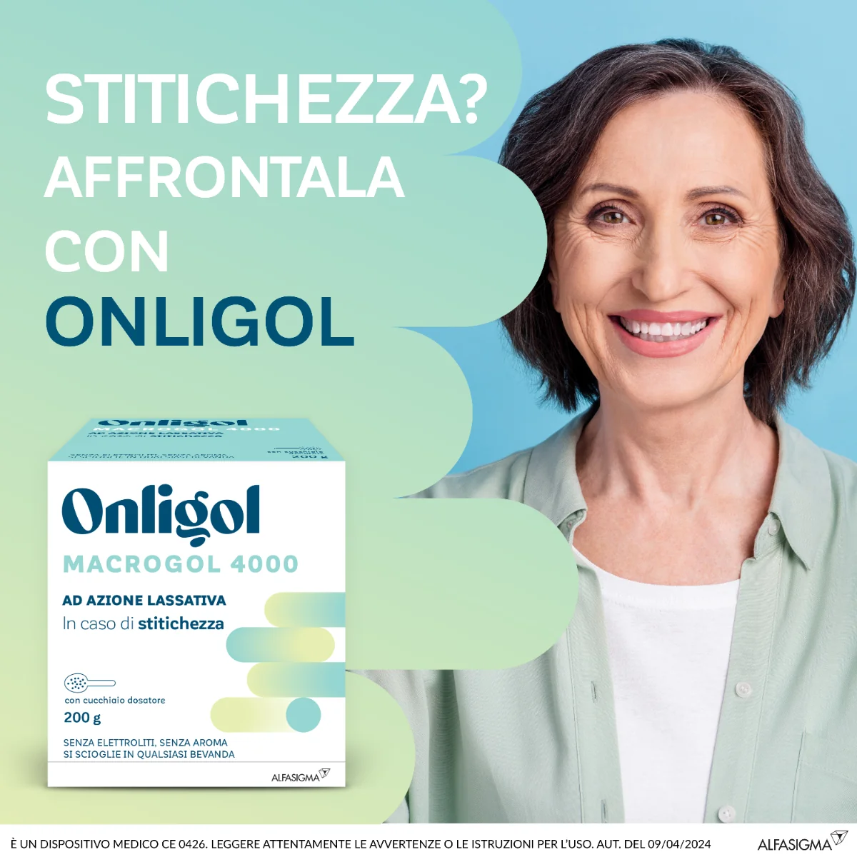 Onligol Macrogol 4000 200 g Integratore Lassativo