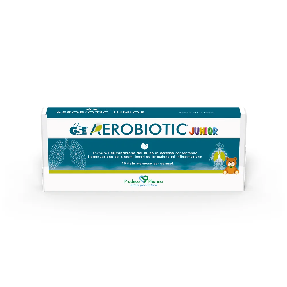 Gse Aerobiotic Junior 10 fiale Soluzione per aerosol