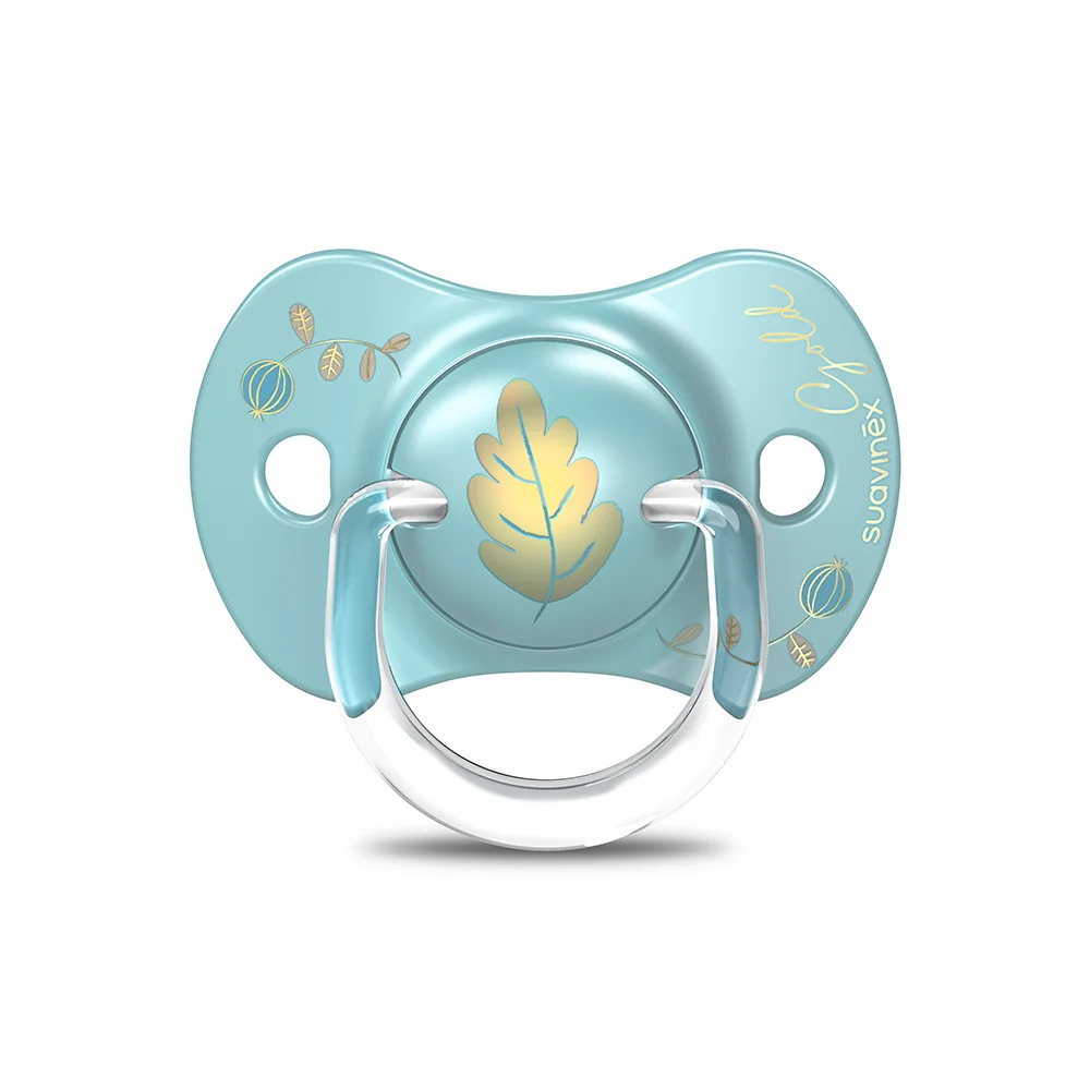 Suavinex Gold Succhietto Silicone 6-18 mesi Azzurro