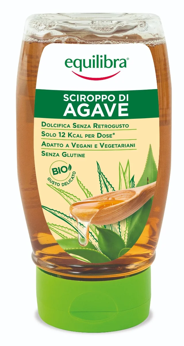 Equilibra Sciroppo Agave Dolcificante 350 g Senza Retrogusto