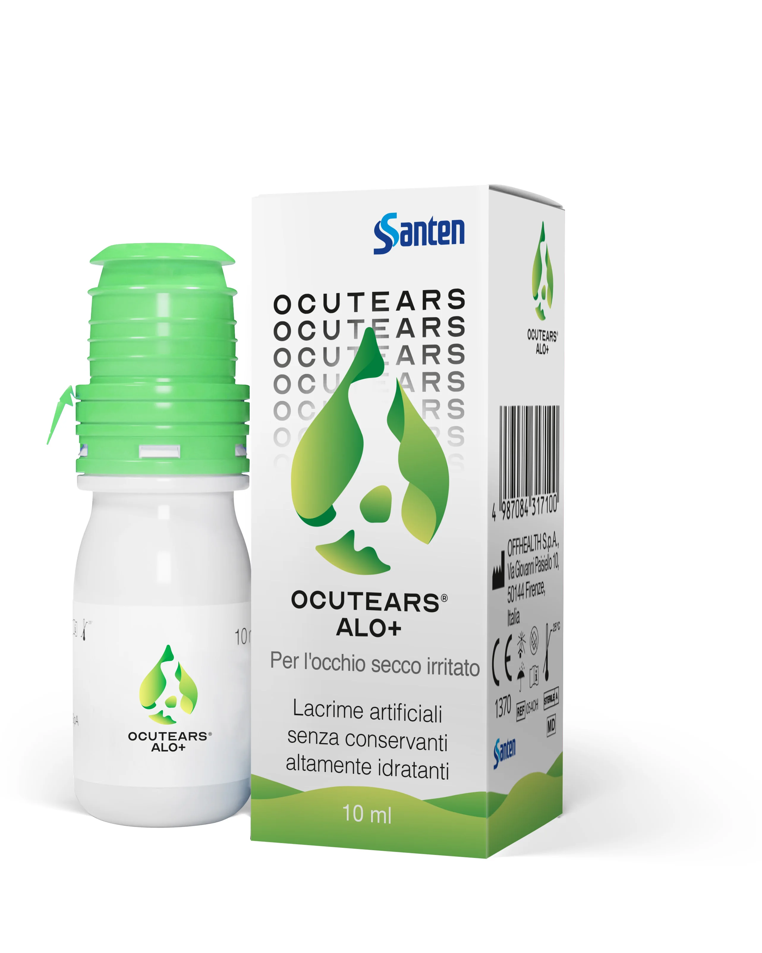 Ocutears Alo+ 0.4% Pfmd 10Ml It Idratanti e Antiossidanti