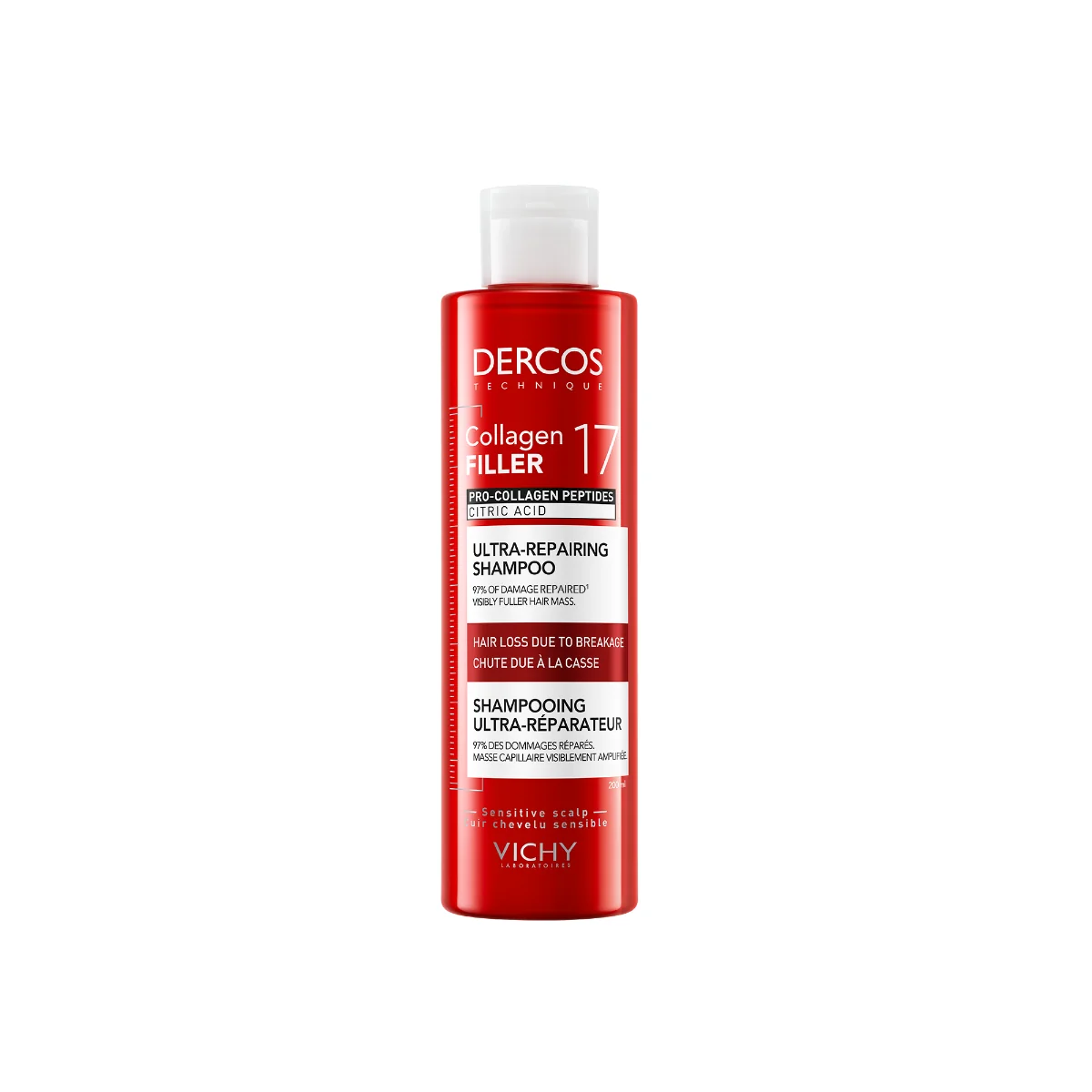 Dercos Technique Collagen Repair Shampoo 200 Ml
