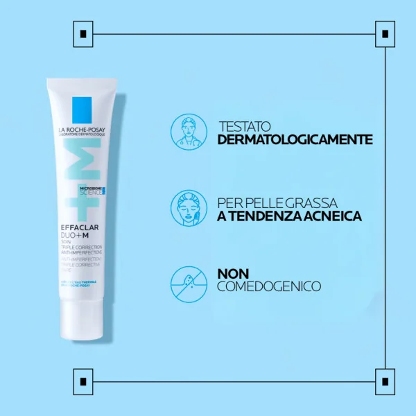 La Roche Posay Effaclar Duo(+) Crema 40 Ml Trattamento quotidiano per la Cura delle Imperfezioni