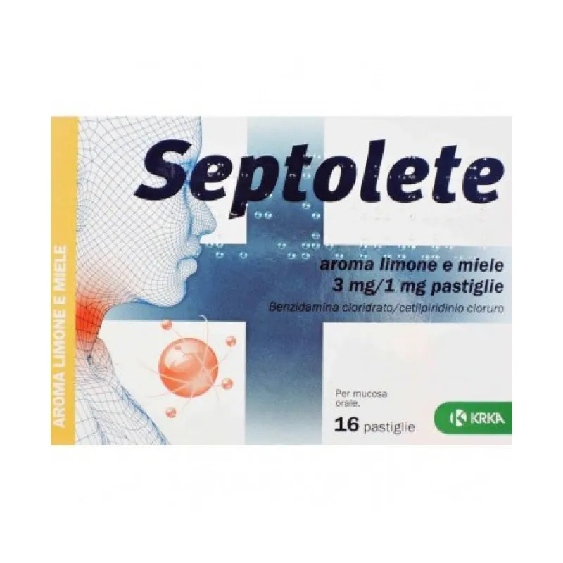 Septolete 16 Pastiglie 3+1 mg Lim Mie