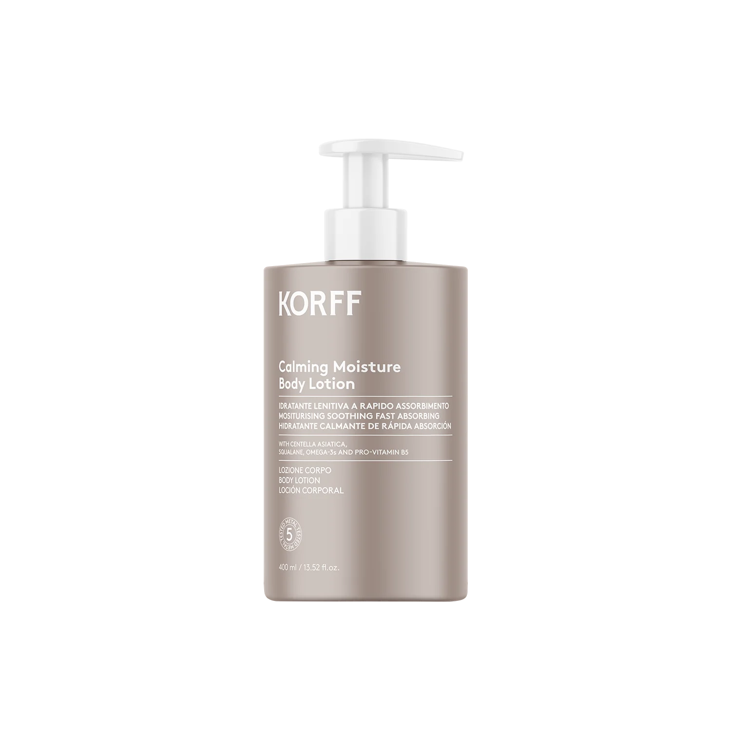 Korff - Calming Moisture Body Lotion 400 ml Crema Corpo Lenitiva