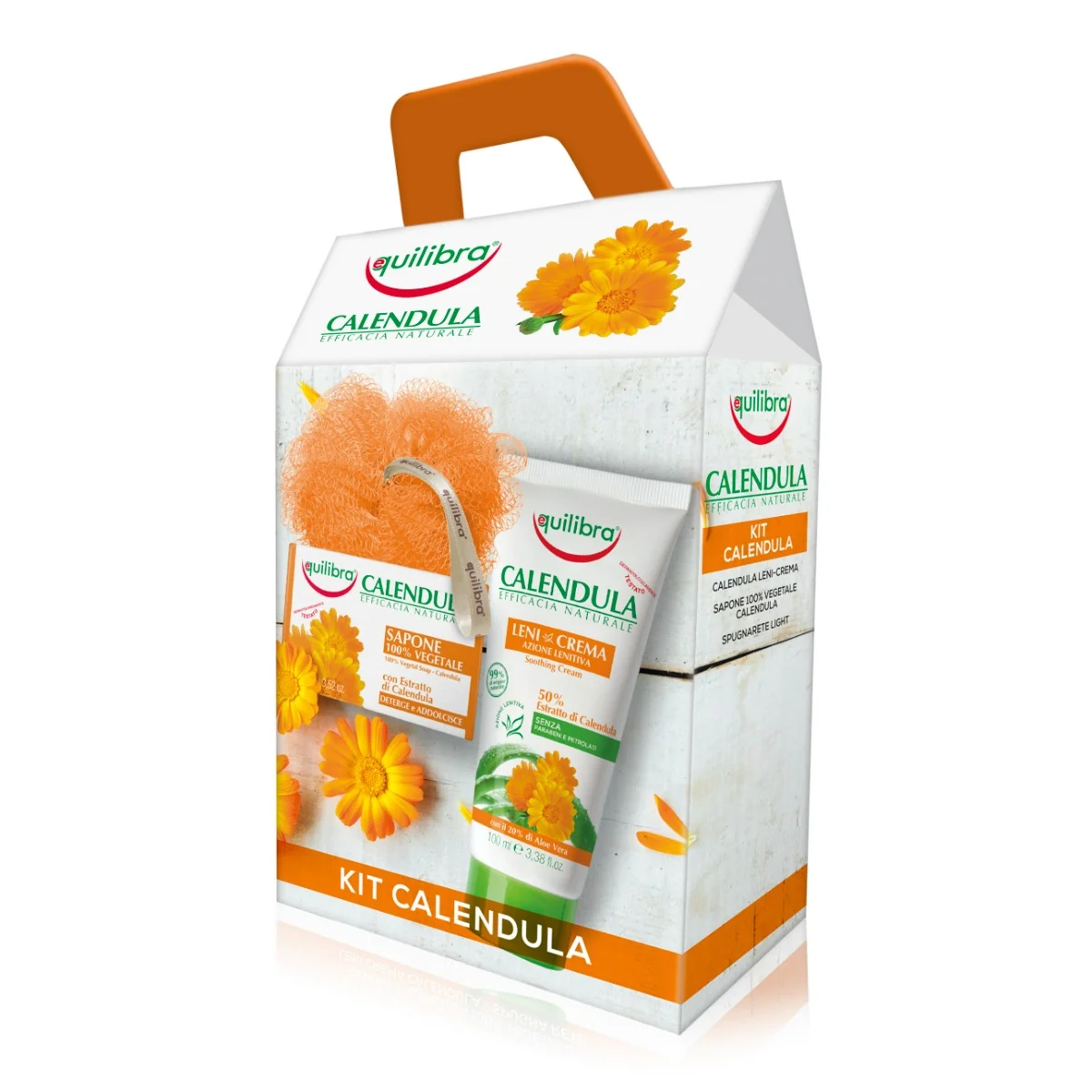 Equilibra Kit Calendula 3 Pezzi Kit Cura del Corpo