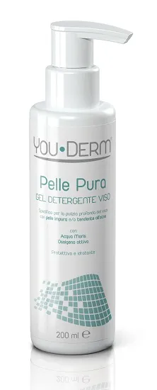 You-Derm Pelle Pura Gel Detergente Viso 200 ml