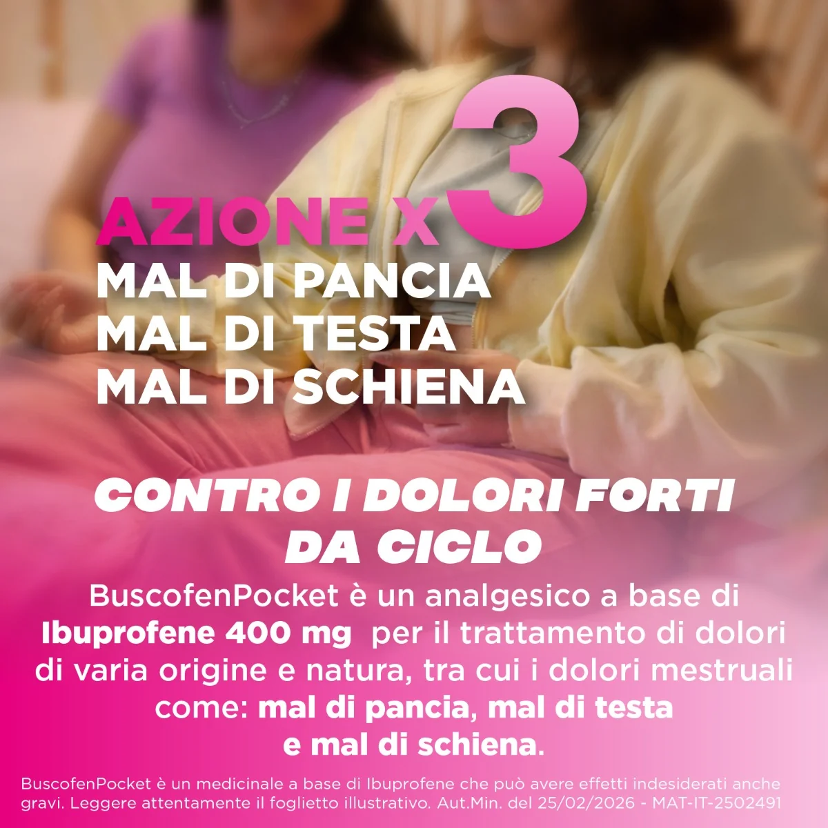 Buscofenpocket 400 g 10 Bustine Antinfiammatorio