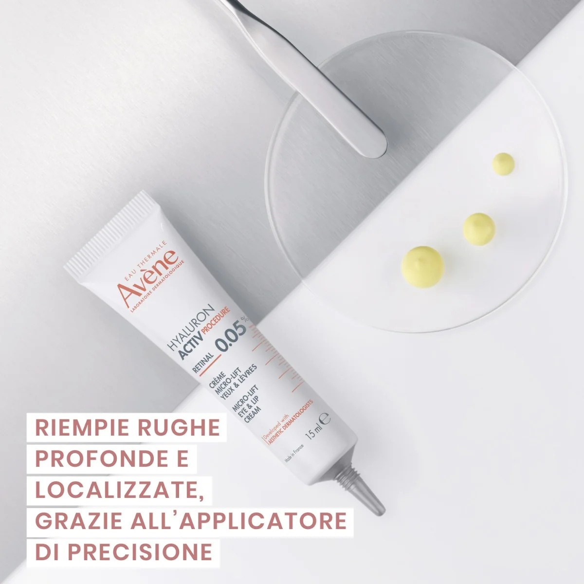 Avene Hyaluron Activ Procedure Contorno Occhi e Labbra 15 ml Antiage