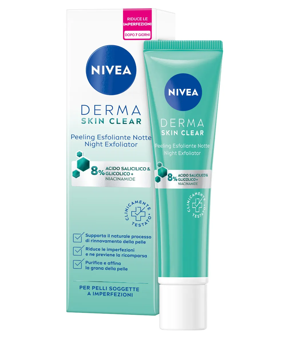 Nivea Derma Skin Peeling 40 ml Esfoliante notte