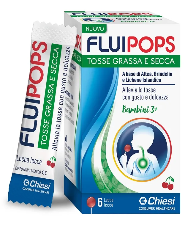 Fluipops Tosse Grassa e Secca 6 Lecca Lecca