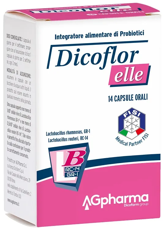 Dicoflor Elle Integratore Probiotici 14 Capsule