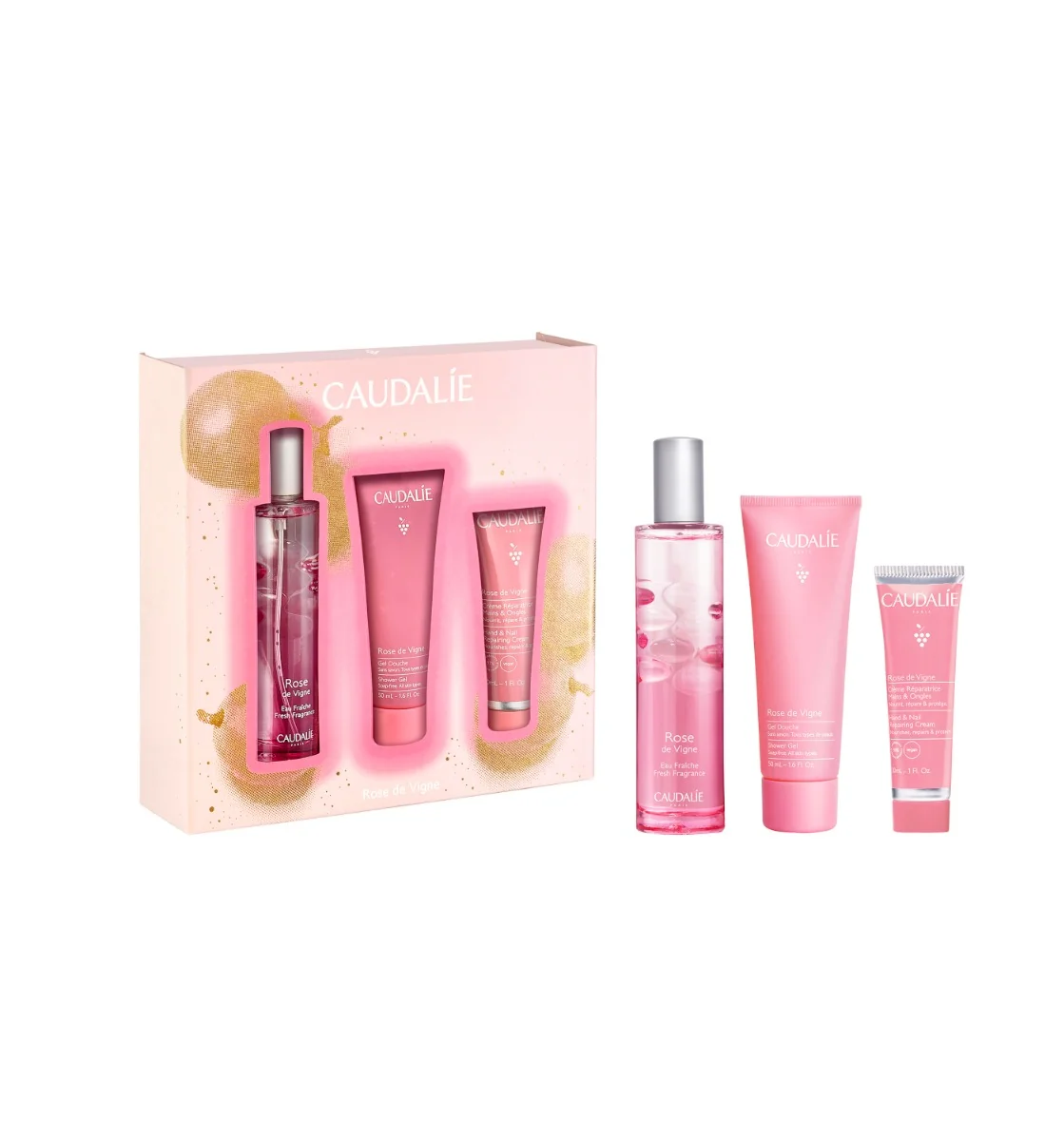 Caudalie Cofanetto Rose De Vigne Profumo e idratazione corpo