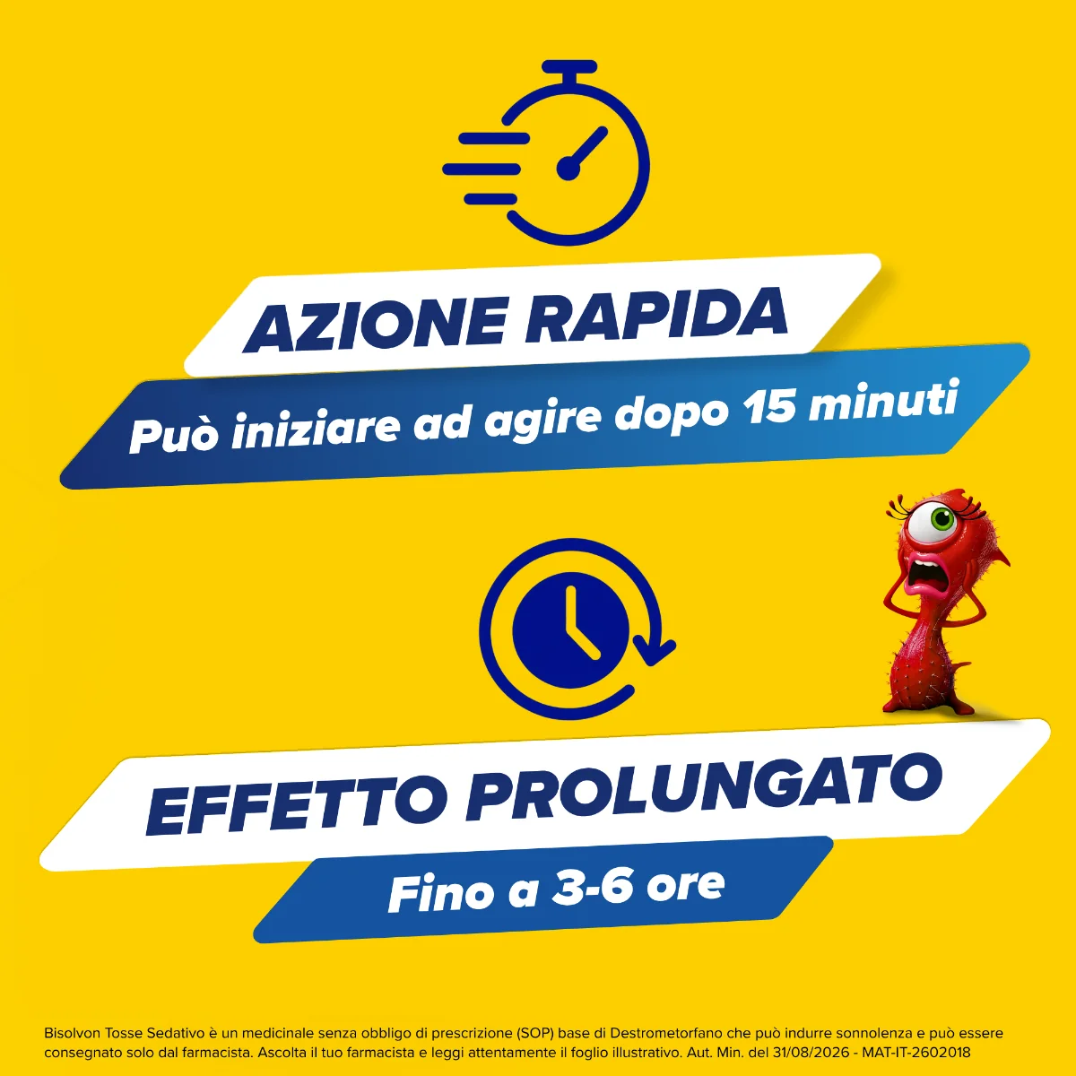Bisolvon Tosse Sedativo 10,5 mg 20 Pastiglie Gommose Calma la Tosse