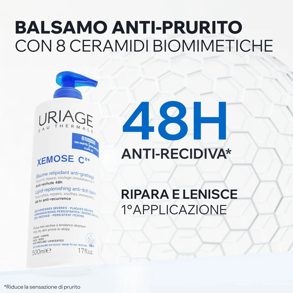 Uriage Xémose Balsamo Olio 500 ml Lenitivo Anti-Prurito