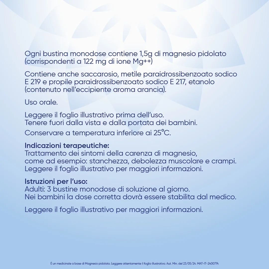 Sanofi Mag 2 Soluzione Orale 20 Stick 10 ml Integratore di Magnesio Pidolato in Stick