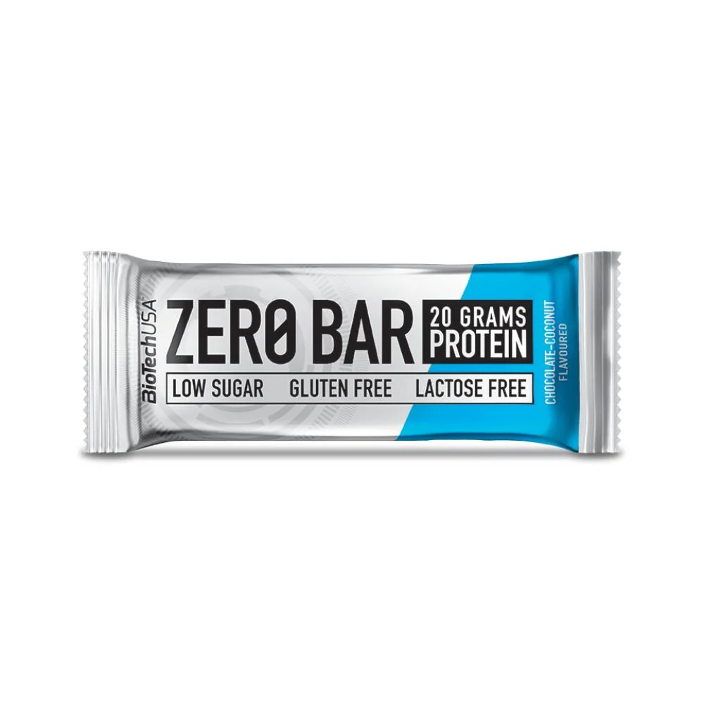 Biotechusa Zero Bar Cioccolato Cocco 50 g Barretta Proteica