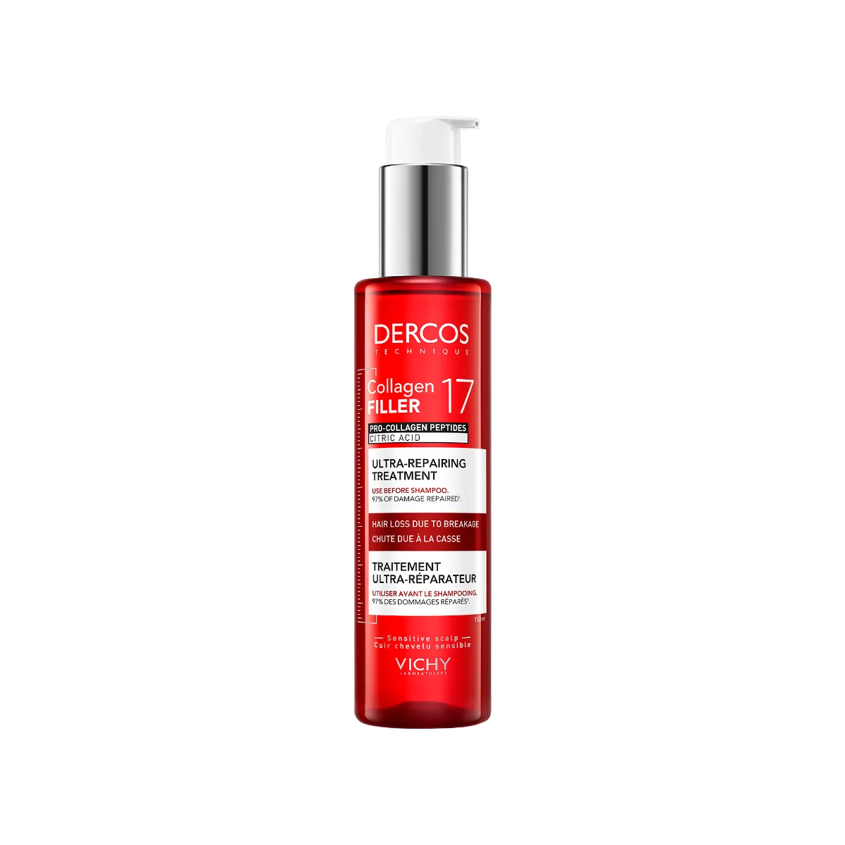 Dercos Technique Collagen Repair Pre Shampoo 150 Ml Rinforza Fibra Capillare