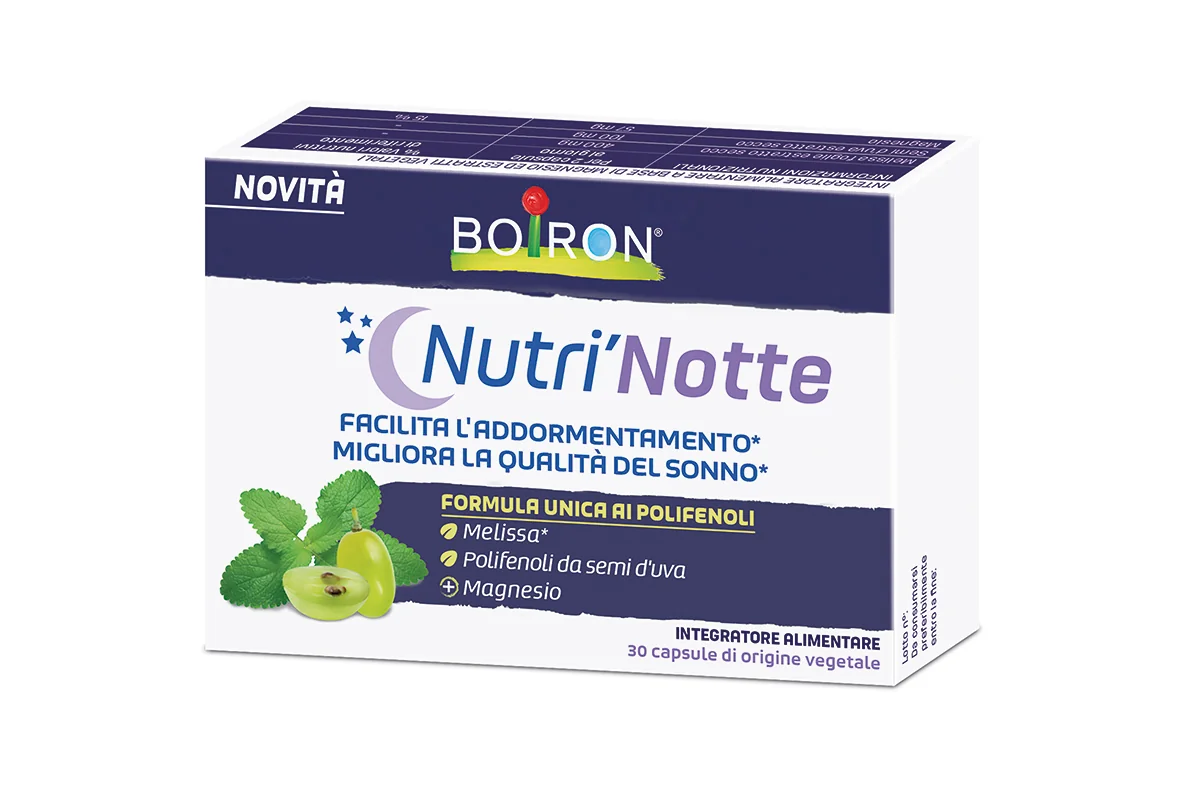 Boiron NutrìNotte 30 Capsule Vegetali Integratore Sonno