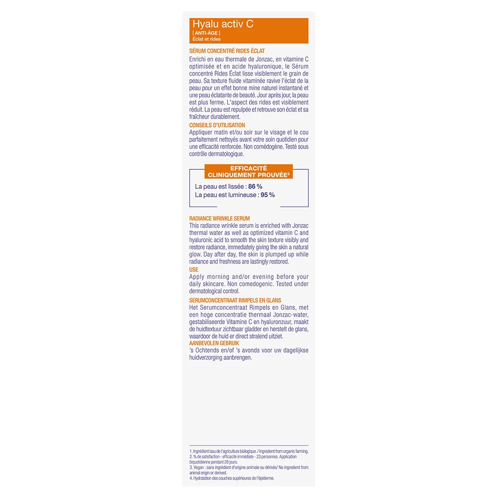 Eau Thermale Jonzac Hyalu Activ C Serum 30 ml Siero Antirughe