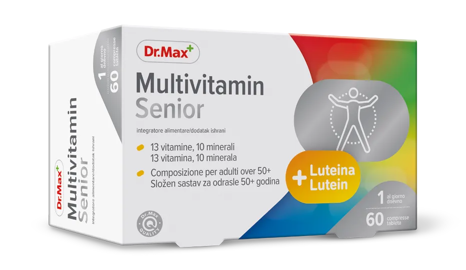 Dr.Max Multivitamin Senior 60 Compresse Multivitaminico Indicato Per Gli Over 50