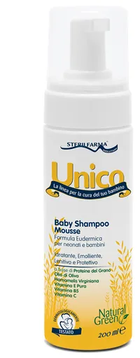 STERILFARMA UNICO BABY SHAMPOO IN MOUSSE 200 ML