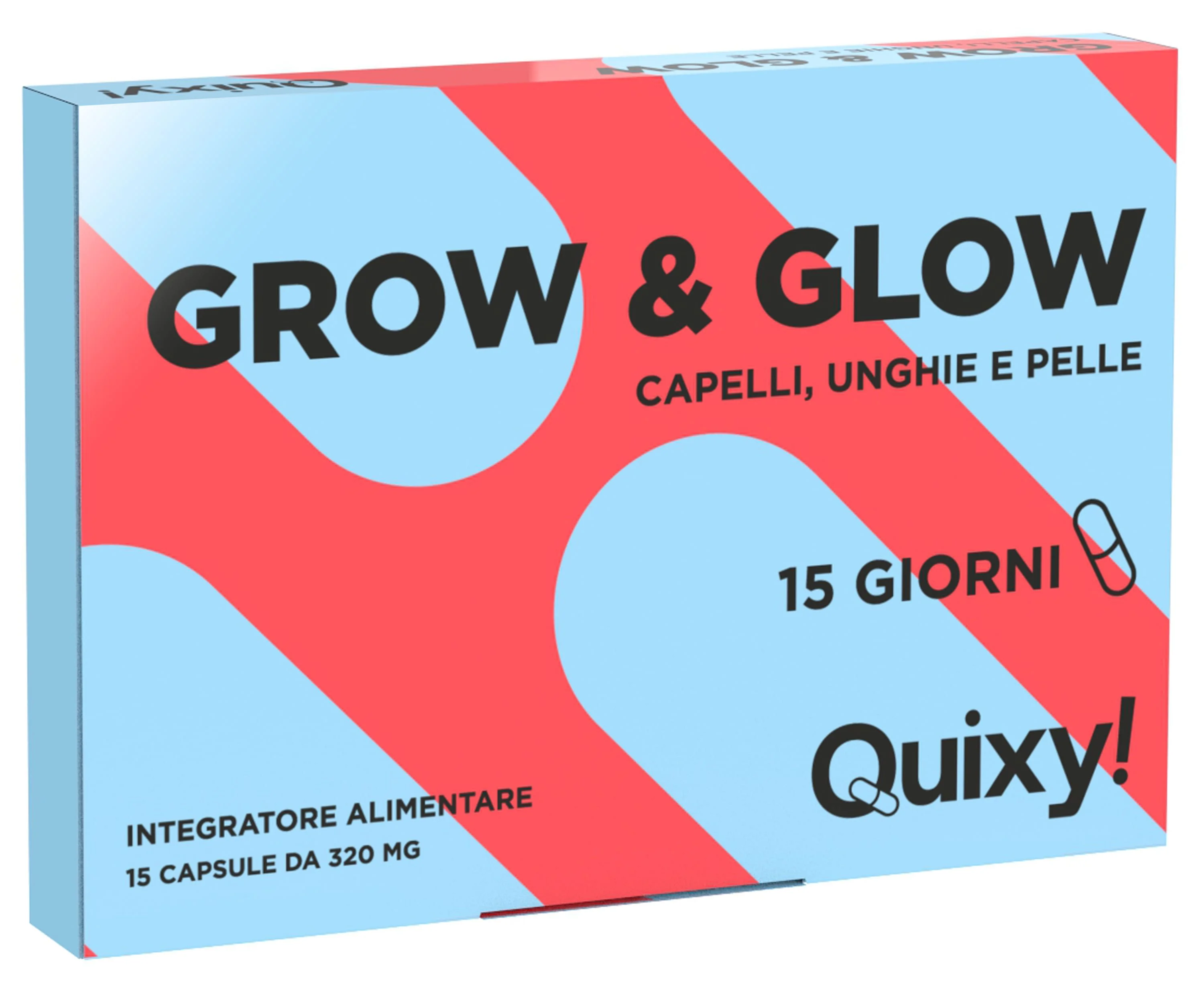 Ec Quixy Grow& Low-Cap Un Unghie e Capelli