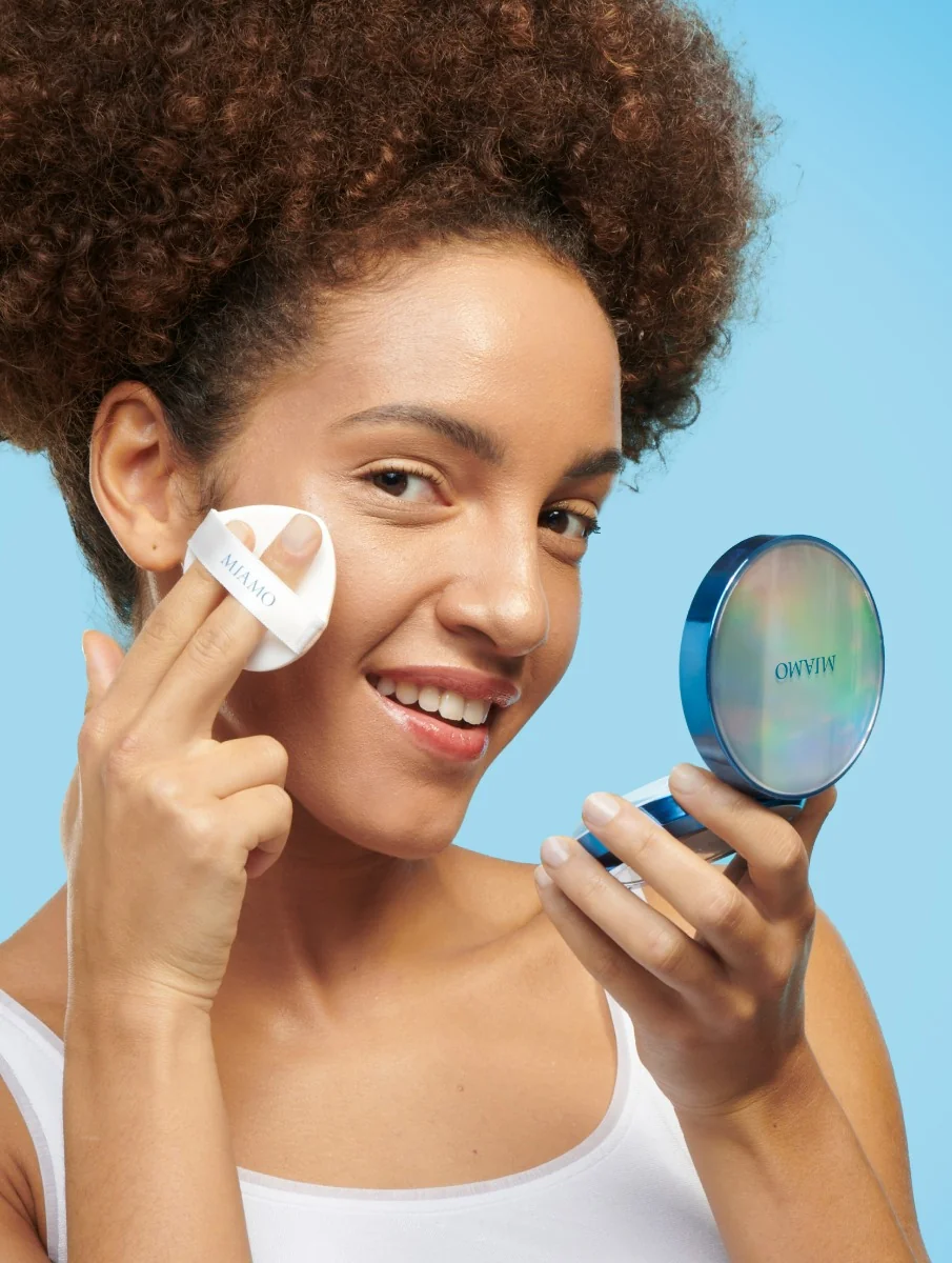 Miamo Second Skin Mesh Cushion Foundation Bronze SPF 50+ Pa+++ 11 ml Antiossidante protettivo colorato