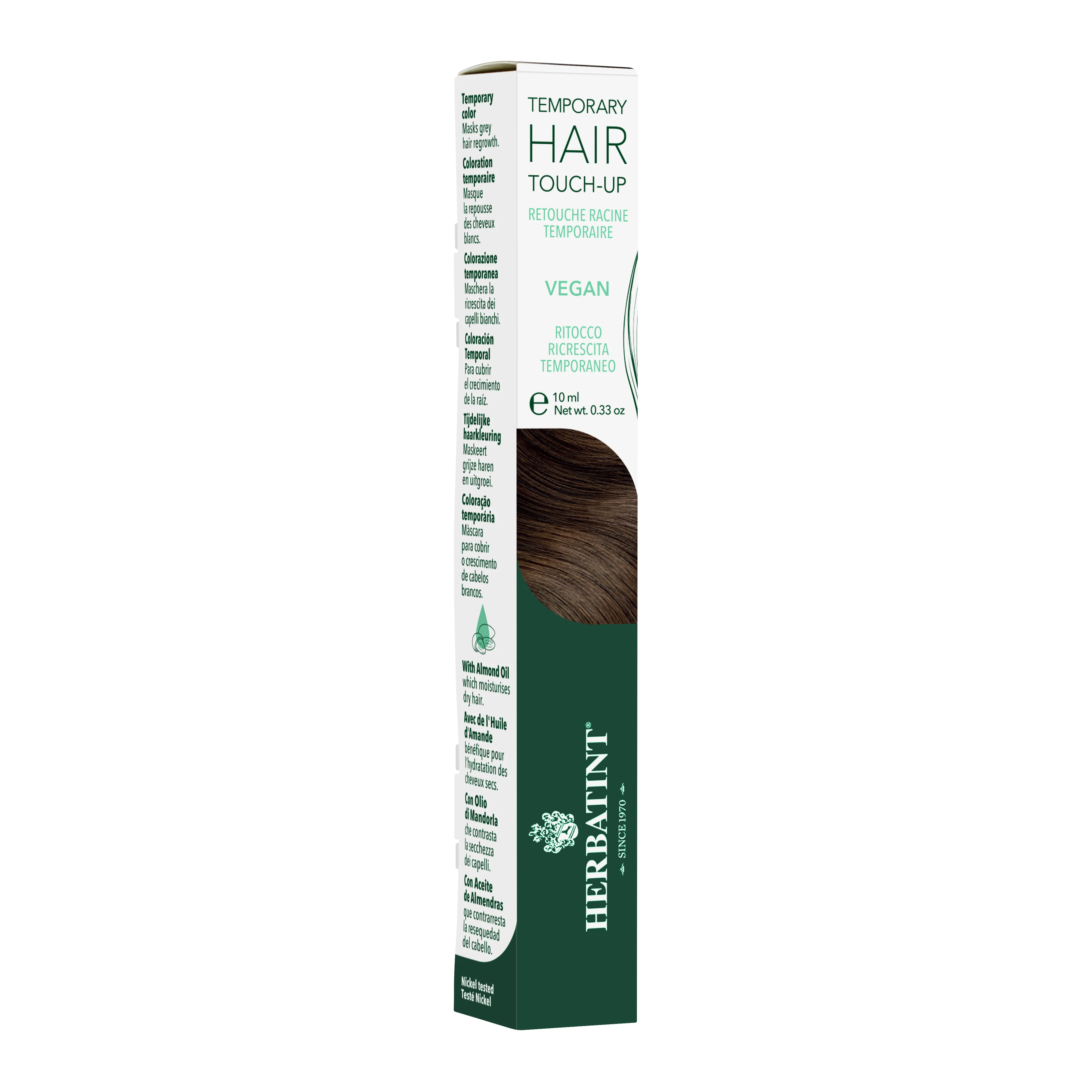 Herbatint Mascara Capelli Temporary Hair Touch-UP Castano Scuro Ritocco Ricrescita