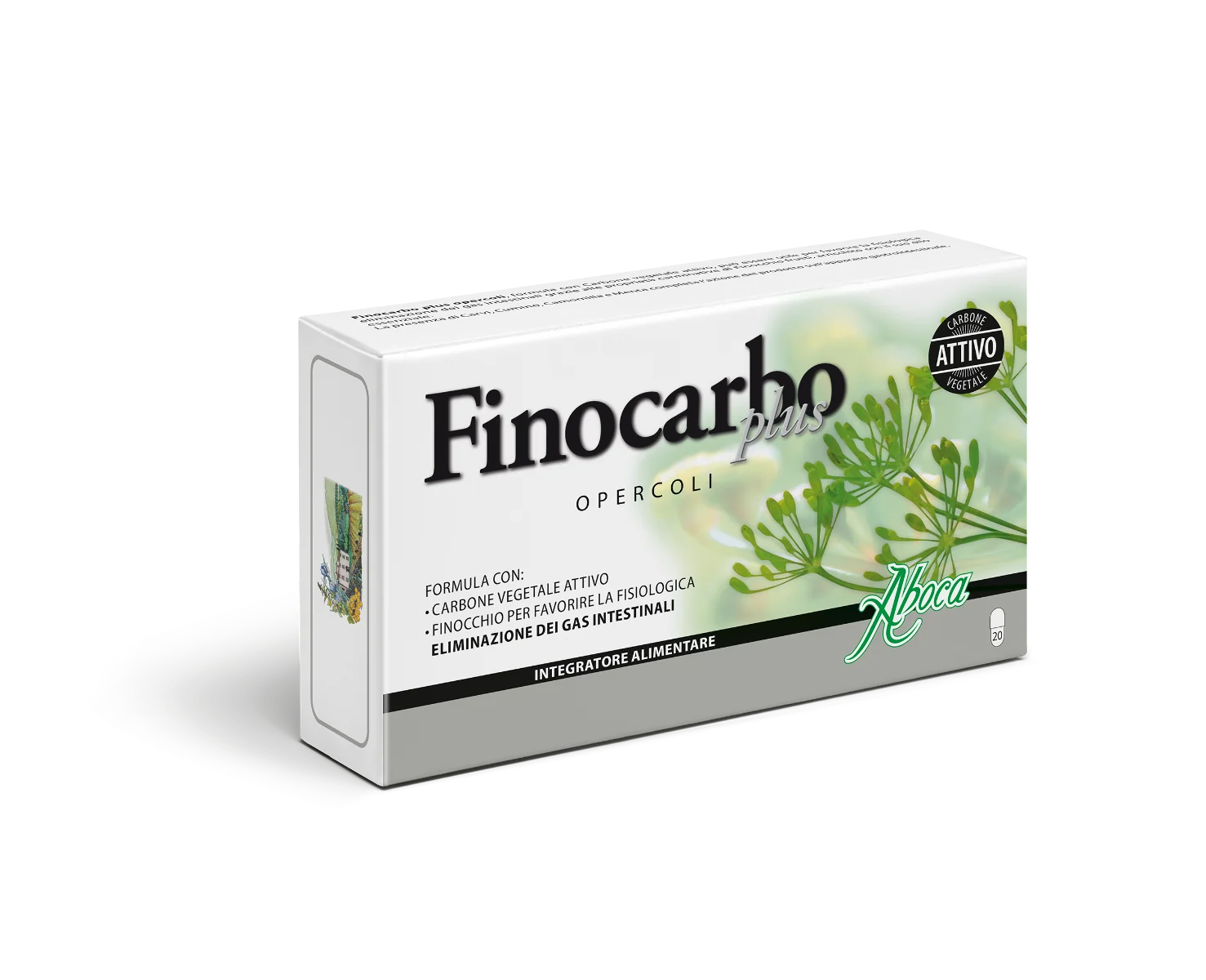 Aboca Finocarbo Plus 20 Opercoli Eliminazione Gas in Eccesso