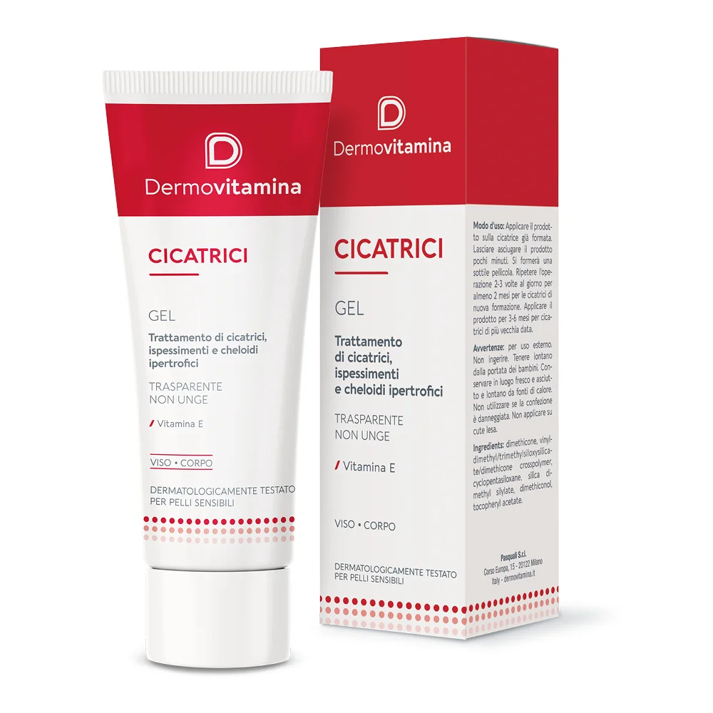 Dermovitamina Cicatrici Gel 30 ml Trattamento Contro le Cicatrici
