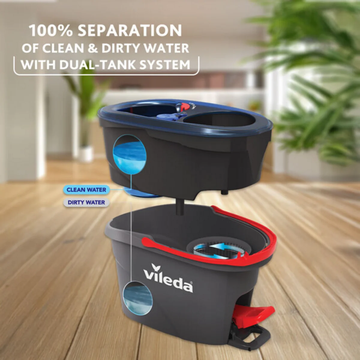 Vileda H2Pro Spinmop Sistema Lavapavimenti