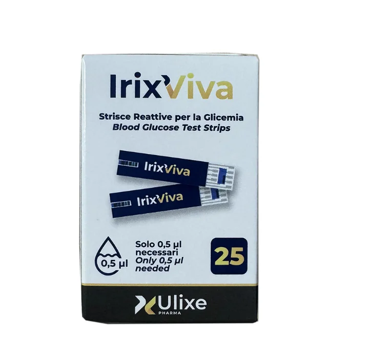 STRISCE REATTIVE GLICEMIA IRIX VIVA 25 PEZZI